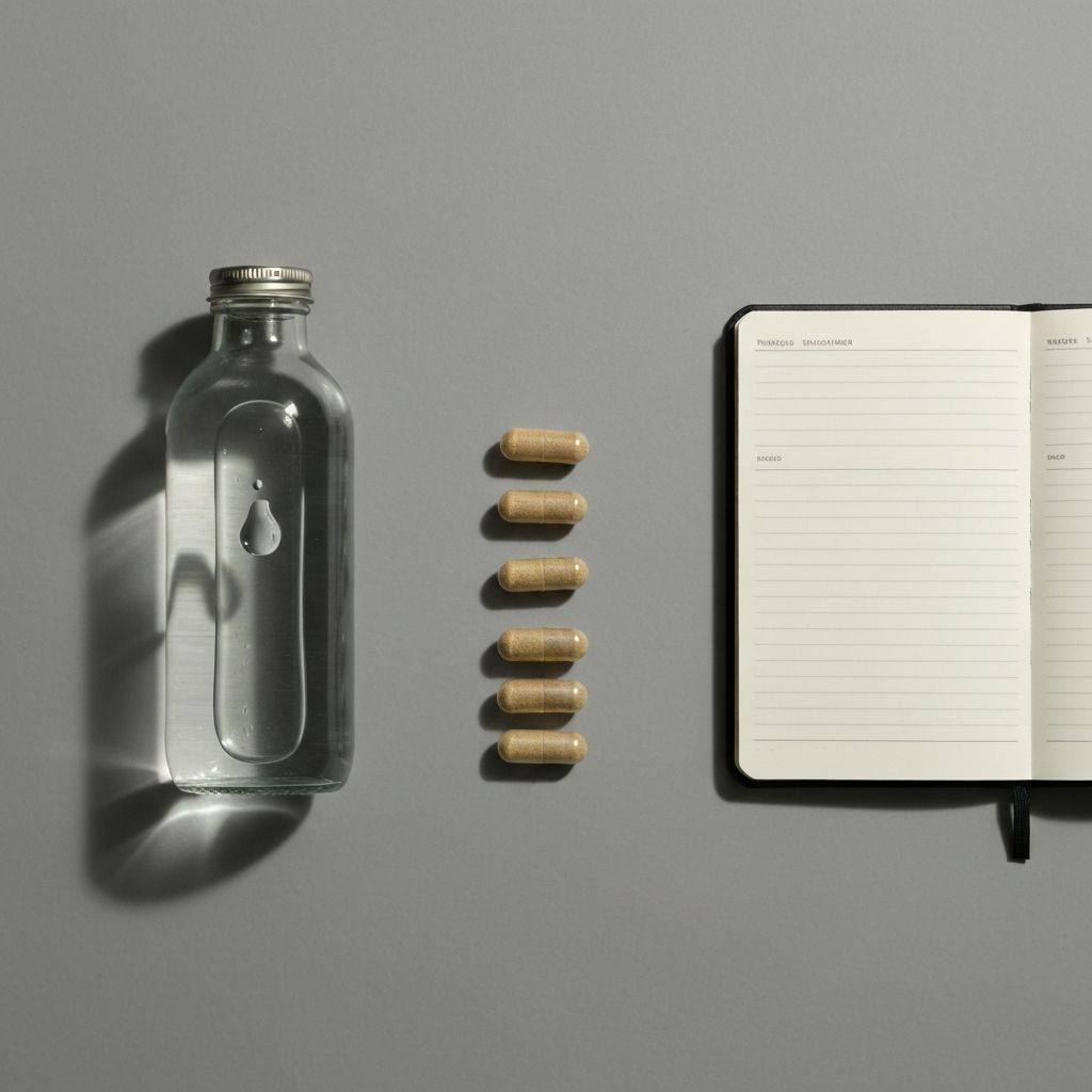 Organized daily wellness items