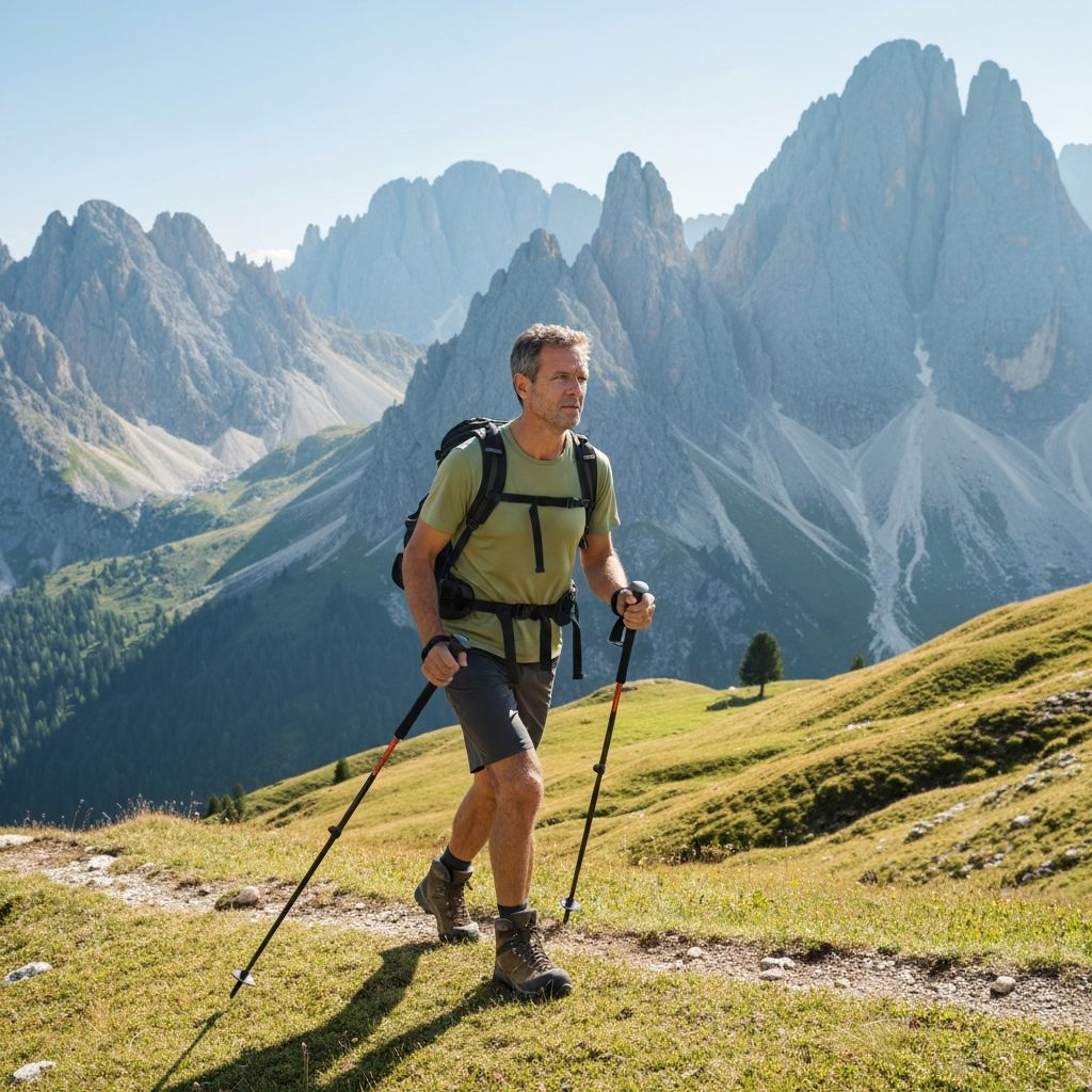 Person engaging in outdoor activity